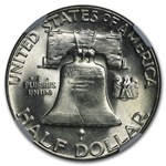 1957 Franklin Half Dollar MS-64 NGC (FBL)