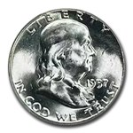 1957 Franklin Half Dollar MS-64 PCGS (FBL)