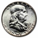 1957 Franklin Half Dollar MS-65 PCGS