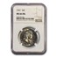 1957 Franklin Half Dollar MS-66 NGC (FBL)