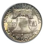 1957 Franklin Half Dollar MS-66 PCGS (FB, OGH)
