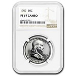 1957 Franklin Half Dollar PF-67 CAM NGC