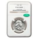 1957 Franklin Half Dollar PF-68 Cameo NGC CAC 1957 Franklin Half Dollar PF-68 Cameo NGC CAC
