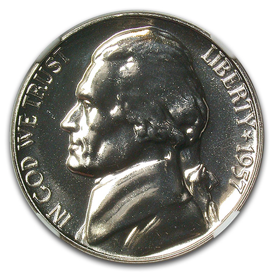 1957 Jefferson Nickel PF-69 NGC