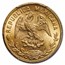 1957 Mexico Gold 10 Peso Constitution Centennial MS-65 PCGS