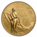 1957 Mexico Gold Medallic 50 Peso Constitution Centennial BU