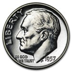 1957 Roosevelt Dime Gem Proof