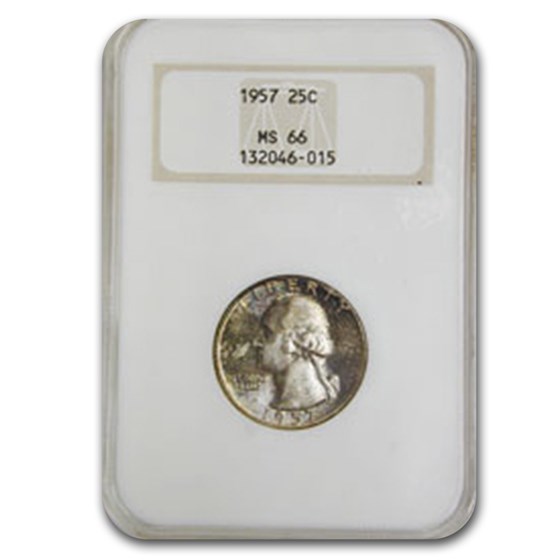 1957 Washington Quarter MS-66 NGC 1957 Washington Quarter MS-66 NGC