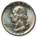 1957 Washington Quarter MS-67+ NGC CAC