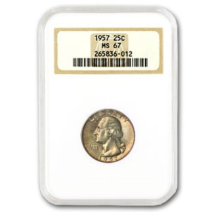 1957 Washington Quarter MS-67 NGC 1957 Washington Quarter MS-67 NGC