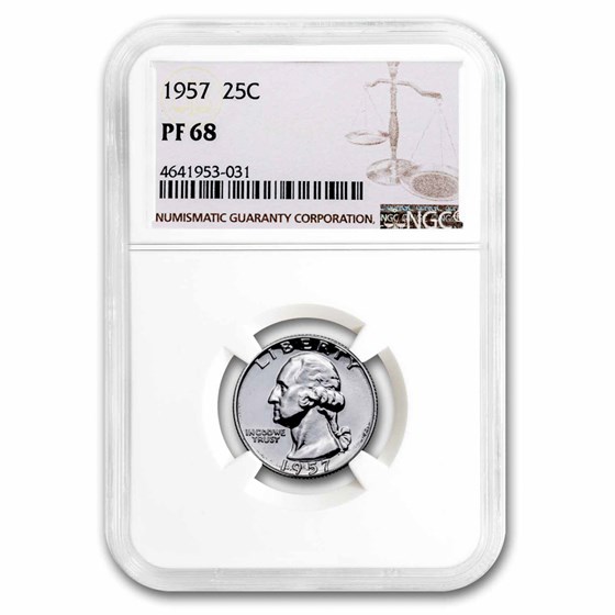 1957 Washington Quarter PF-68 NGC 1957 Washington Quarter PF-68 NGC