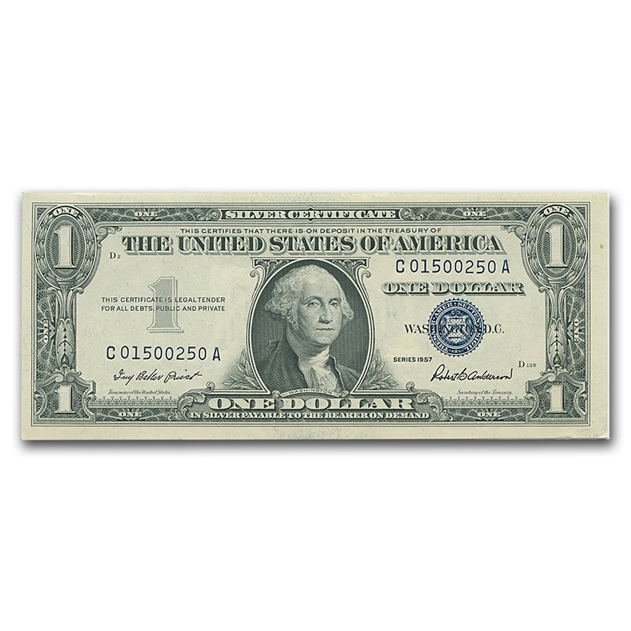 1957s $1.00 Silver Certificate VG/VF