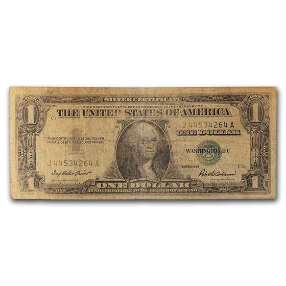 1957s $1.00 Silver Certificates Culls 1957s $1.00 Silver Certificates Culls