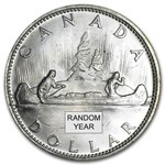1958-1967 Canada Silver Dollar AU (ASW .60)