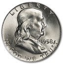 1958-D Franklin Half Dollar BU