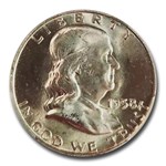 1958-D Franklin Half Dollar MS-64 PCGS