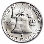 1958-D Franklin Half Dollar MS-64 PCGS