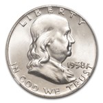 1958-D Franklin Half Dollar MS-65 NGC (FBL)