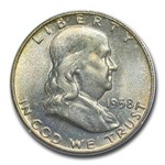 1958-D Franklin Half Dollar MS-65 PCGS CAC (Old Green Rattler)