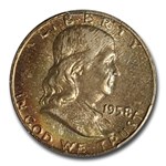 1958-D Franklin Half Dollar MS-66+ PCGS (Beautifully Toned)