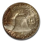1958-D Franklin Half Dollar MS-66+ PCGS (Beautifully Toned)