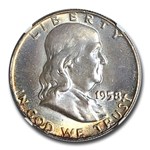 1958-D Franklin Half Dollar MS-67 NGC (FBL)
