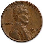 1958-D Lincoln Cent Fine+