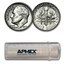 1958-D Roosevelt Dime 50-Coin Roll BU