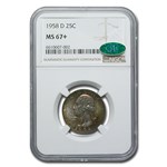 1958-D Washington Quarter MS-67+ NGC CAC