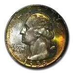 1958-D Washington Quarter MS-67* NGC