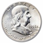 1958 Franklin Half Dollar MS-64 PCGS (FBL)
