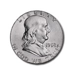 1958 Franklin Half Dollar MS-64 PCGS