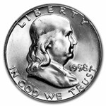 1958 Franklin Half Dollar MS-65 NGC