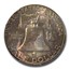 1958 Franklin Half Dollar MS-66 PCGS (FBL, Toned)