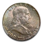 1958 Franklin Half Dollar MS-67 CACG
