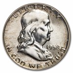 1958 Franklin Half Dollar PF-65 NGC