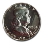 1958 Franklin Half Dollar PF-68 NGC