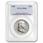 1958 Franklin Half Dollar PR-65 PCGS