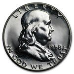 1958 Franklin Half Dollar Proof