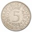 1958-G Germany Silver 5 Deutsche Mark AU