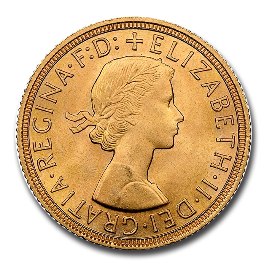 1958 Great Britain Gold Sovereign Elizabeth II MS-65 NGC