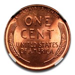 1958 Lincoln Cent MS-67 NGC (Red)