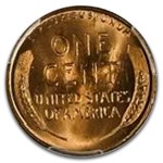 1958 Lincoln Cent MS-67 PCGS (Red)