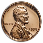 1958 Lincoln Cent PF-68 Cameo NGC (Red)