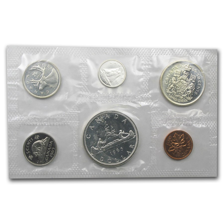 1959-1966 Canada 6-Coin Silver Prooflike Set (1.11 ASW)