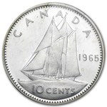 1959-1966 Canada 6-Coin Silver Prooflike Set (ASW 1.11)