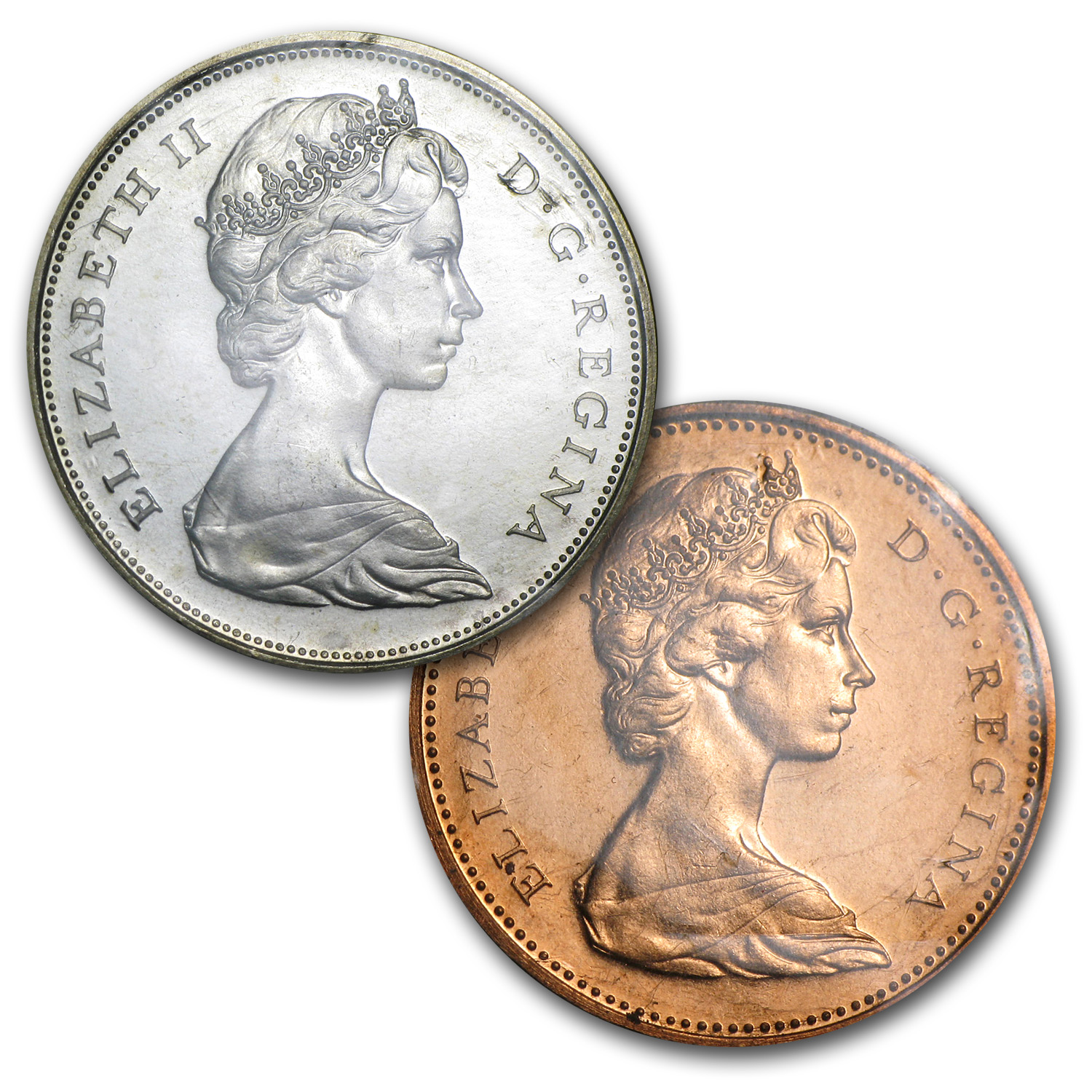 Buy 6-Coin 1959-66 Canadian Silver PL Set (ASW 1.11) | APMEX