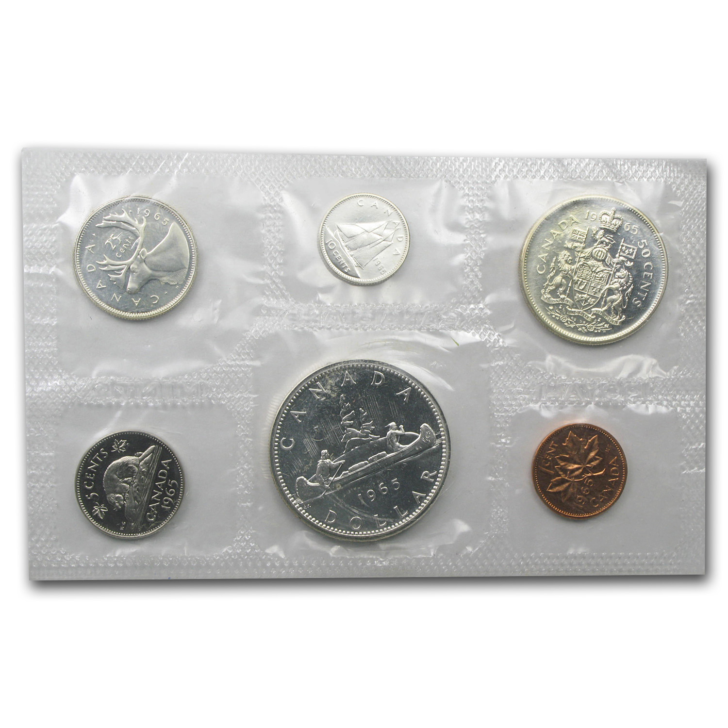 Buy 6-Coin 1959-66 Canadian Silver PL Set (ASW 1.11) | APMEX