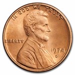 1959-1982 Copper Memorial Cent 50-Coin Roll BU