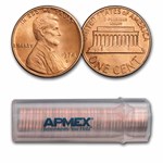 1959-1982 Copper Memorial Cent 50-Coin Roll BU
